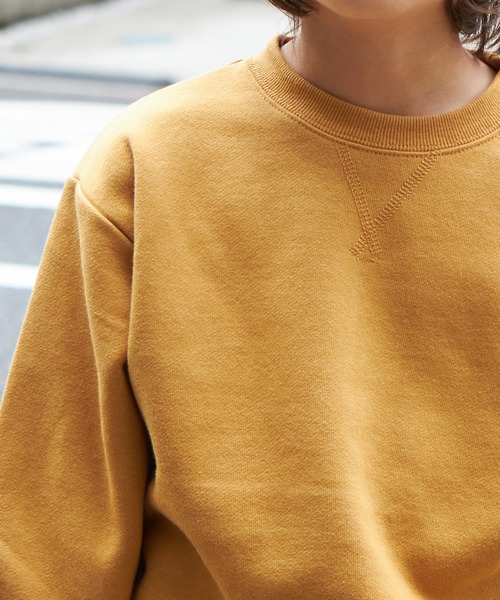 PAIRMANON STREET（ペアマノンストリート）の「【PAIRMANON STREET】ベーシック ガゼット付き トレーナー（スウェット・キッズ・ブラック系その他/カーキ/ネイビー/グレー/レッド系その他/ブラウン/マスタード・130/120/90/140/110/100/150）」の18枚目の写真