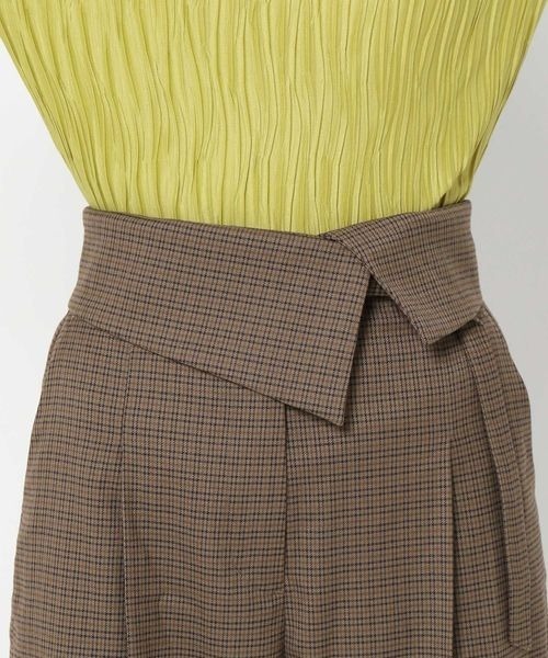 mysty woman（ミスティウーマン）の「ハイウエスト2wayパンツ 972151（その他パンツ・レディース・ホワイト系その他/ブラック/ブラウン系その他・FREE）」の15枚目の写真