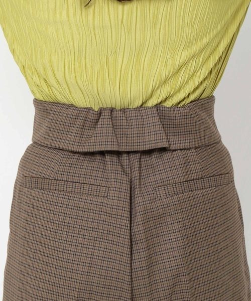 mysty woman（ミスティウーマン）の「ハイウエスト2wayパンツ 972151（その他パンツ・レディース・ホワイト系その他/ブラック/ブラウン系その他・FREE）」の16枚目の写真