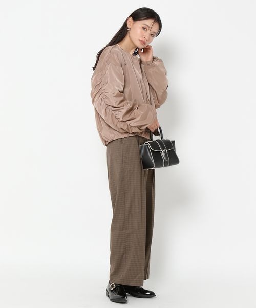 mysty woman（ミスティウーマン）の「ハイウエスト2wayパンツ 972151（その他パンツ・レディース・ホワイト系その他/ブラック/ブラウン系その他・FREE）」の6枚目の写真