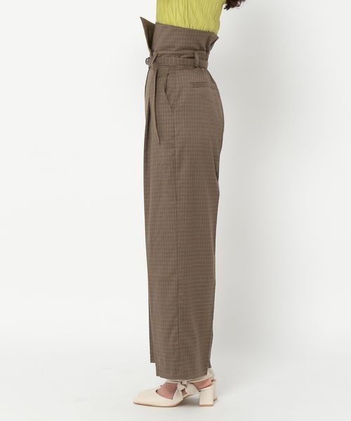 mysty woman（ミスティウーマン）の「ハイウエスト2wayパンツ 972151（その他パンツ・レディース・ホワイト系その他/ブラック/ブラウン系その他・FREE）」の9枚目の写真