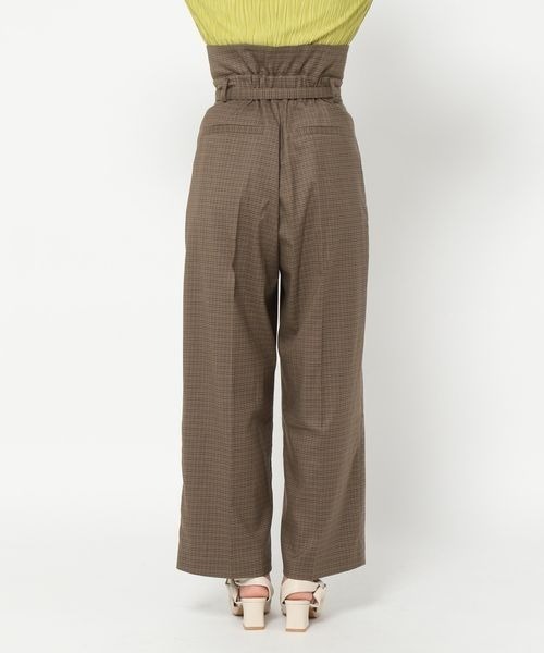 mysty woman（ミスティウーマン）の「ハイウエスト2wayパンツ 972151（その他パンツ・レディース・ホワイト系その他/ブラック/ブラウン系その他・FREE）」の10枚目の写真