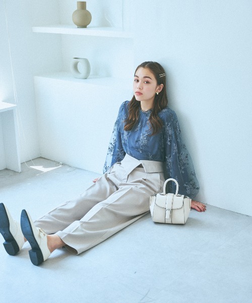 mysty woman（ミスティウーマン）の「ハイウエスト2wayパンツ 972151（その他パンツ・レディース・ホワイト系その他/ブラック/ブラウン系その他・FREE）」の19枚目の写真