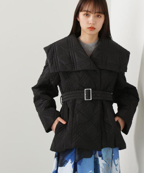 JILL by JILL STUART（ジルバイジルスチュアート）の「◇キルティングビッグカラージャケット（その他アウター・レディース・グレー/ピンク/ブラック・SMALL/MEDIUM）」の15枚目の写真