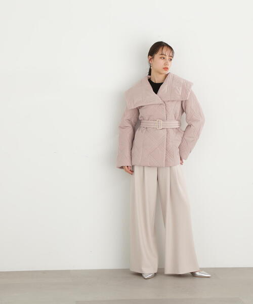 セール】◇キルティングビッグカラージャケット（その他アウター