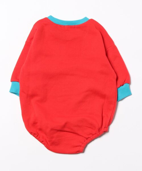 MARKEY'S(マーキーズ)の「【原田ちあき×MARKEY'S】別注ロンパース(70~80cm)(ロンパース・キッズ・ブルー/レッド・70/80)」の6枚目の写真