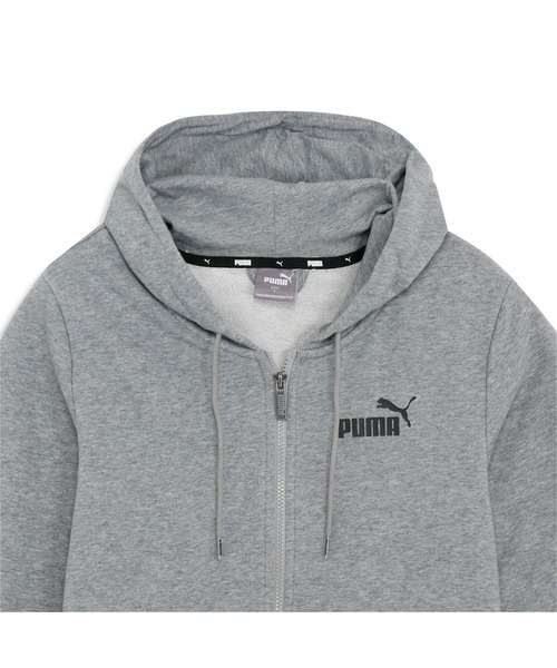 PUMA(プーマ)の「PUMA プーマ メンズ ESS スモールロゴ フーデット ジャケット(パーカー・メンズ・ブラック/ヘザーグレー・LARGE/MEDIUM/SMALL/X-LARGE/XX-LARGE)」の10枚目の写真