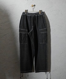 12オンスデニム イージーカーゴパンツ