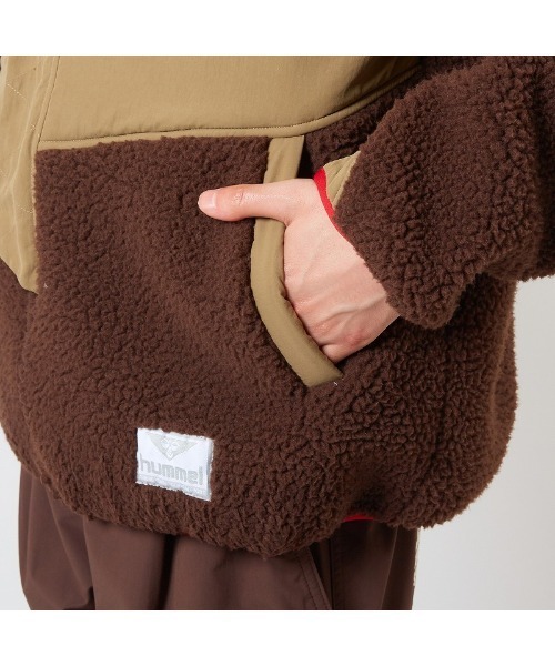 hummel(ヒュンメル)の「hummel/ヒュンメル hummel PLAYボアフリースジャケット(ブルゾン・メンズ・ブラック/オフホワイト/ブラウン・L/O/S/M/XO)」の9枚目の写真