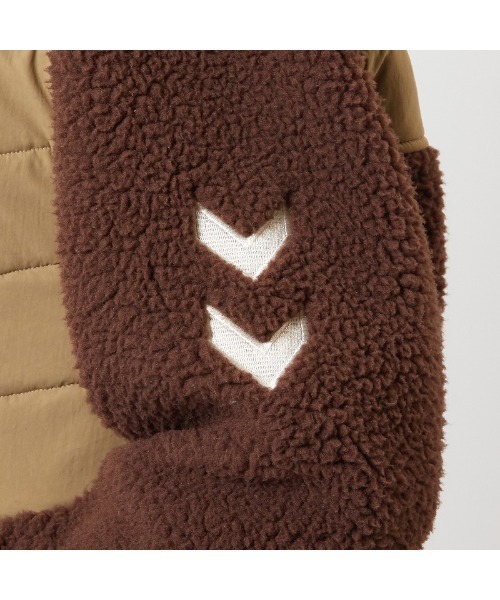 hummel(ヒュンメル)の「hummel/ヒュンメル hummel PLAYボアフリースジャケット(ブルゾン・メンズ・ブラック/オフホワイト/ブラウン・L/O/S/M/XO)」の10枚目の写真