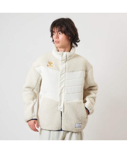 hummel(ヒュンメル)の「hummel/ヒュンメル hummel PLAYボアフリースジャケット(ブルゾン・メンズ・ブラック/オフホワイト/ブラウン・L/O/S/M/XO)」の13枚目の写真