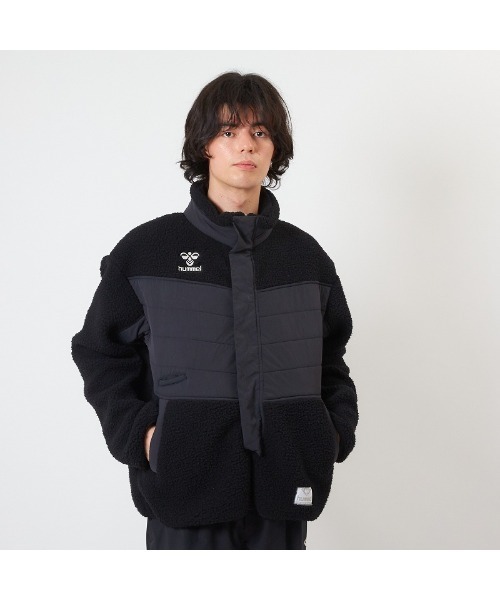 hummel(ヒュンメル)の「hummel/ヒュンメル hummel PLAYボアフリースジャケット(ブルゾン・メンズ・ブラック/オフホワイト/ブラウン・L/O/S/M/XO)」の17枚目の写真