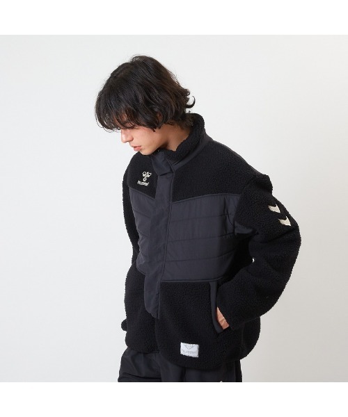 hummel(ヒュンメル)の「hummel/ヒュンメル hummel PLAYボアフリースジャケット(ブルゾン・メンズ・ブラック/オフホワイト/ブラウン・L/O/S/M/XO)」の18枚目の写真