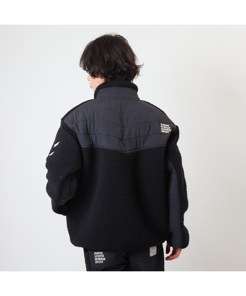 hummel(ヒュンメル)の「hummel/ヒュンメル hummel PLAYボアフリースジャケット(ブルゾン・メンズ・ブラック/オフホワイト/ブラウン・L/O/S/M/XO)」の19枚目の写真