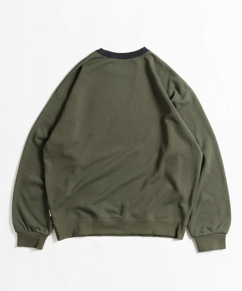 MUHET（ミュエータ）の「フェルトロゴスウェット（スウェット・レディース・ネイビー/カーキ/ブラック・X-LARGE/MEDIUM）」の9枚目の写真
