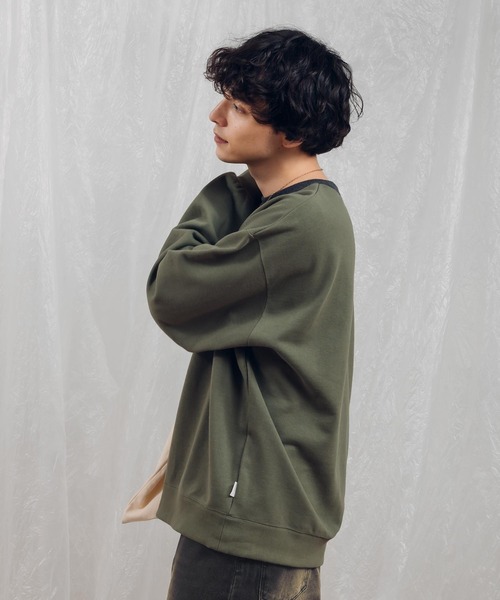 MUHET（ミュエータ）の「フェルトロゴスウェット（スウェット・レディース・ネイビー/カーキ/ブラック・X-LARGE/MEDIUM）」の18枚目の写真