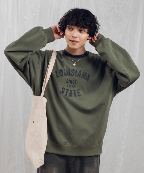 MUHET（ミュエータ）の「フェルトロゴスウェット（スウェット・レディース・ネイビー/カーキ/ブラック・X-LARGE/MEDIUM）」の16枚目の写真