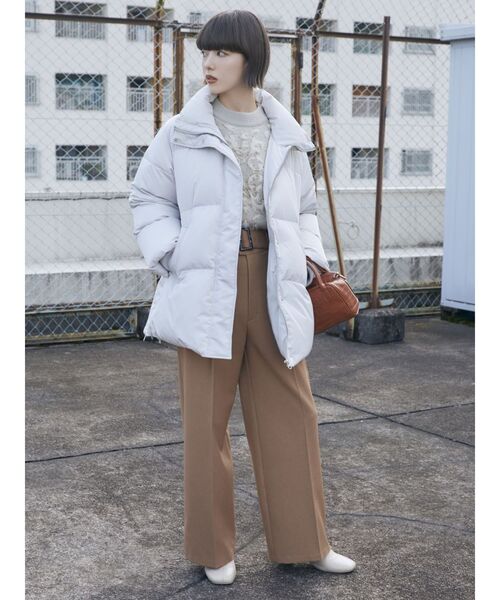 MURUA（ムルーア）の「ジオメシャギーニット（ニット/セーター・レディース・グリーン/アイボリー/ブラック・FREE）」の13枚目の写真