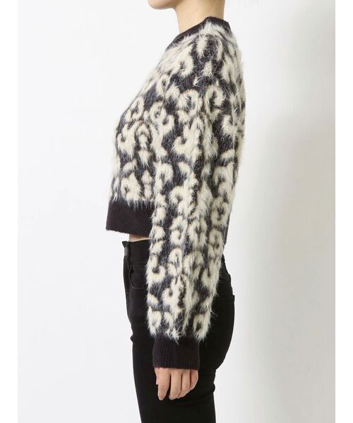 MURUA（ムルーア）の「ジオメシャギーニット（ニット/セーター・レディース・グリーン/アイボリー/ブラック・FREE）」の15枚目の写真