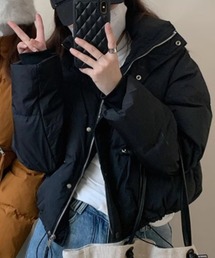 YUGA_YGMC 中綿 クロップド丈ブルゾンコート
