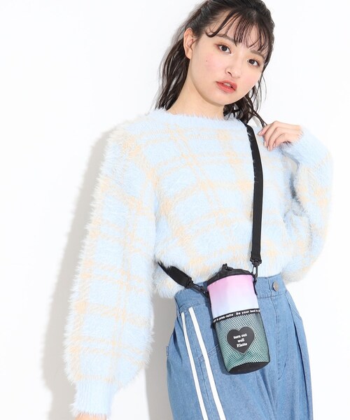 PINK-latte（ピンクラテ）の「【スクールグッズ】ボトルケース（その他・キッズ・ライトブルー/ブラック/ライトパープル・00）」の3枚目の写真