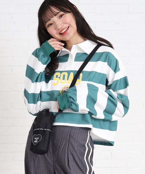 PINK-latte（ピンクラテ）の「【スクールグッズ】ボトルケース（その他・キッズ・ライトブルー/ブラック/ライトパープル・00）」の2枚目の写真