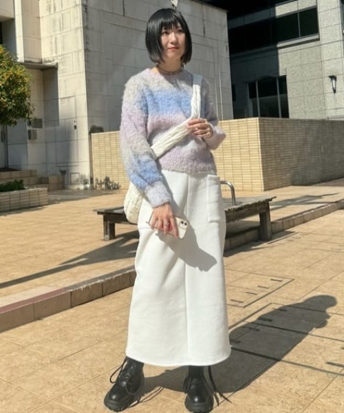 VICKY(ビッキー)の「【KOREAN ITEM】パデットショルダーバッグ(ショルダーバッグ・レディース・ブラック/オフホワイト・FREE)」の20枚目の写真