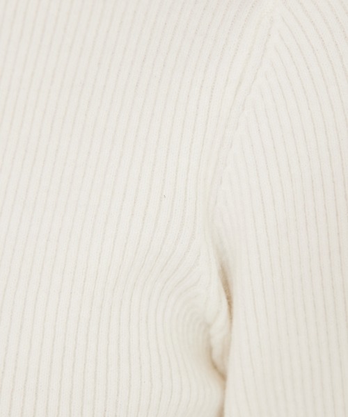 abahouse mavie（アバハウスマヴィ）の「ストレッチリブハイネックプルオーバー/タートル/冬服（ニット/セーター・レディース・ラベンダー/ブラック/ホワイト/ホワイト系その他/アイボリー/ブラック系その他/ダークグリーン・フリー）」の11枚目の写真