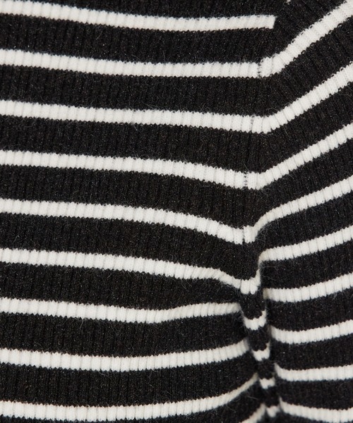 abahouse mavie（アバハウスマヴィ）の「ストレッチリブハイネックプルオーバー/タートル/冬服（ニット/セーター・レディース・ラベンダー/ブラック/ホワイト/ホワイト系その他/アイボリー/ブラック系その他/ダークグリーン・フリー）」の17枚目の写真