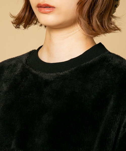 JEMORGAN（ジェーイーモーガン）の「【JEMORGAN/ジェイイーモーガン】ボアボンディング　ビッグシルエット　トレーナー　スウェット（スウェット・メンズ・カーキ/ブラック/ダークブラウン・MEDIUM/X-LARGE/LARGE）」の19枚目の写真