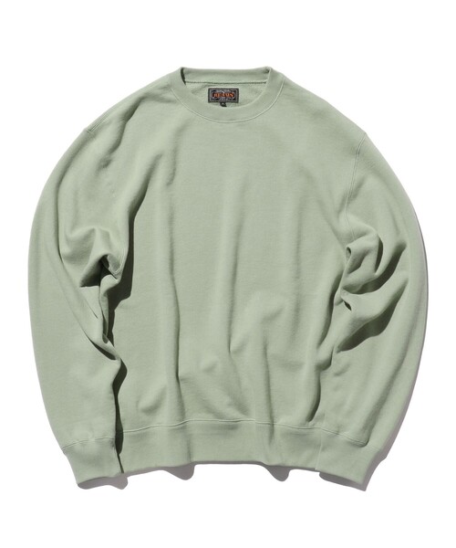 BEAMS PLUS（ビームスプラス）の「クルーネック スウェット（スウェット・メンズ・シルバー/グレー/ブラック/グリーン/ナチュラル/イエロー系その他6/ピンク/ダークグリーン/サックスブルー/ネイビー/パープル・M/L/XL/S）」の6枚目の写真