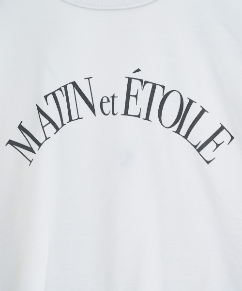 MICA&DEAL(マイカ&ディール)の「"MATIN et ETOILE"ロゴ裏起毛スウェット(スウェット・レディース・チャコールグレー/ブルーグレー/ホワイト/グレイッシュベージュ・FREE)」の8枚目の写真