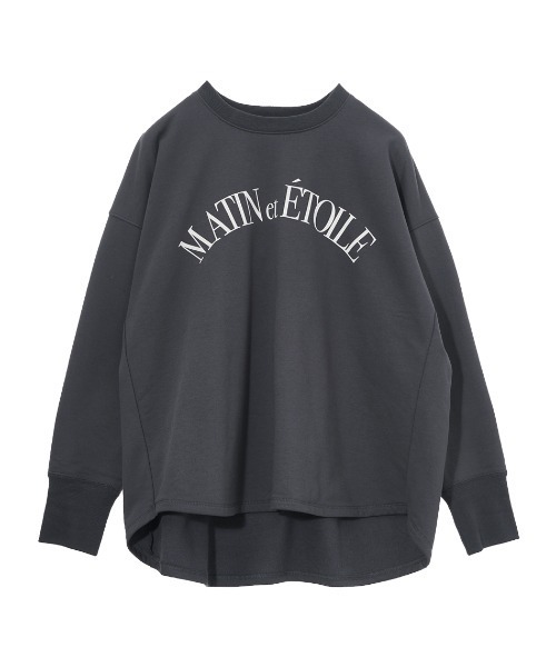 MICA&DEAL(マイカ&ディール)の「"MATIN et ETOILE"ロゴ裏起毛スウェット(スウェット・レディース・チャコールグレー/ブルーグレー/ホワイト/グレイッシュベージュ・FREE)」の16枚目の写真
