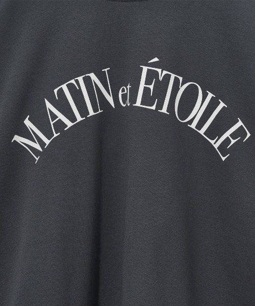 MICA&DEAL(マイカ&ディール)の「"MATIN et ETOILE"ロゴ裏起毛スウェット(スウェット・レディース・チャコールグレー/ブルーグレー/ホワイト/グレイッシュベージュ・FREE)」の17枚目の写真