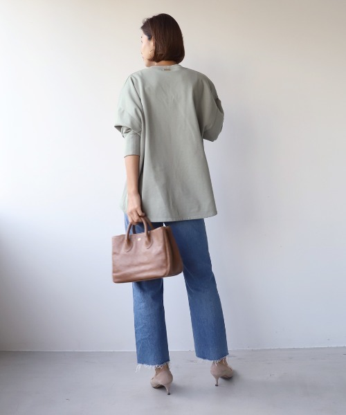 MICA&DEAL(マイカ&ディール)の「"MATIN et ETOILE"ロゴ裏起毛スウェット(スウェット・レディース・チャコールグレー/ブルーグレー/ホワイト/グレイッシュベージュ・FREE)」の21枚目の写真