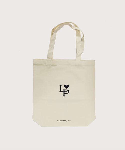 LA POMME petit（ラポミ・プチ）の「2 way LA POMME petit icon Tote Bag（トートバッグ・レディース・オフホワイト・FREE）」の4枚目の写真