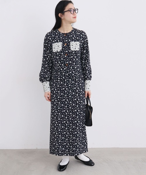 fig Ｌondon（フィグロンドン）の「●ROSE jacket（ノーカラージャケット・レディース・ブルー/ブラック・FREE）」の19枚目の写真