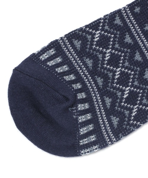 repipi armario（レピピ アルマリオ）の「ジャガードソックス（ソックス/靴下・キッズ・ベージュ/ネイビー/グリーン/グレー・FREE）」の7枚目の写真