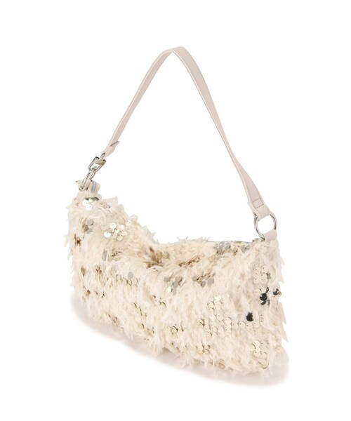 N.（N. Natural Beauty Basic）（エヌエヌナチュラルビューティーベーシック）の「フェザースパンコール２ＷＡＹセミショルダーバッグ（トートバッグ・レディース・ベージュ・ﾌﾘ-）」の3枚目の写真