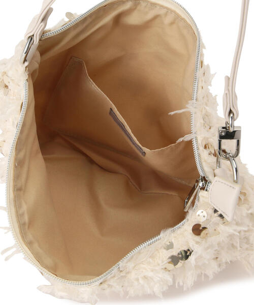 N.（N. Natural Beauty Basic）（エヌエヌナチュラルビューティーベーシック）の「フェザースパンコール２ＷＡＹセミショルダーバッグ（トートバッグ・レディース・ベージュ・ﾌﾘ-）」の6枚目の写真