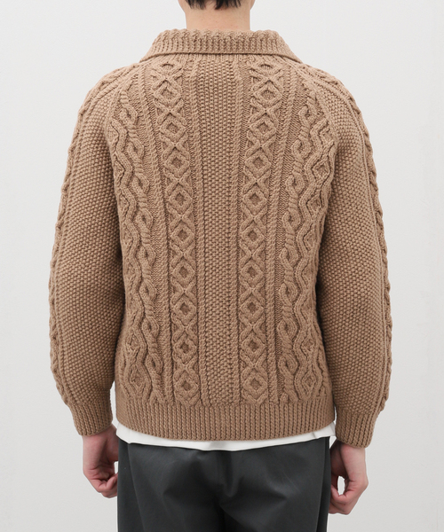 セール】INVERALLAN / インバーアラン CASHMERE HANDKNIT CARDIGAN