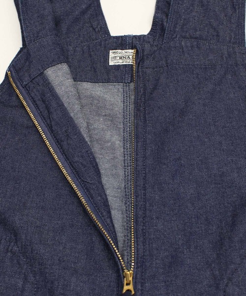 RNA-N（アールエヌエーエヌ）の「O0716 ライトオーバーオール（サロペット/オーバーオール・レディース・ワンウォッシュ/ライトブルー/キナリ・MEDIUM）」の14枚目の写真