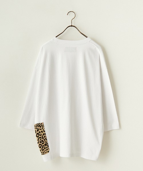 [UNIVERSALOVERALL/ユニバーサルオーバーオール]別注7分袖カバーオールTシャツ