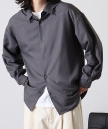 CIAO | ciao とろみ ルーズシルエット 長袖 ボリュームスリーブ レギュラーカラーシャツ(シャツ/ブラウス)