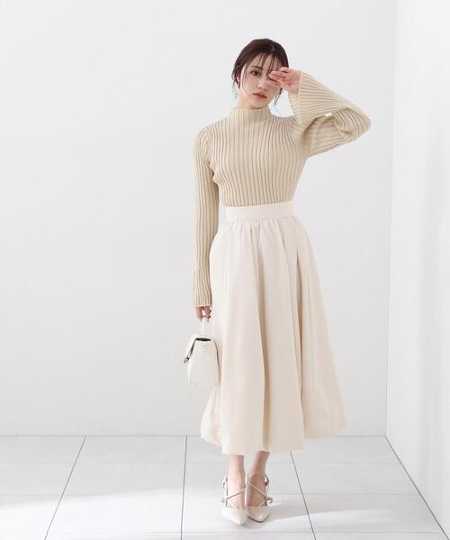 PROPORTION BODY DRESSING（プロポーションボディドレッシング）の「フレアスリーブパールデザインニット / 1214170104（ニット/セーター・レディース・イエロー/ダークグレー/ホワイト系その他・FREE）」の9枚目の写真