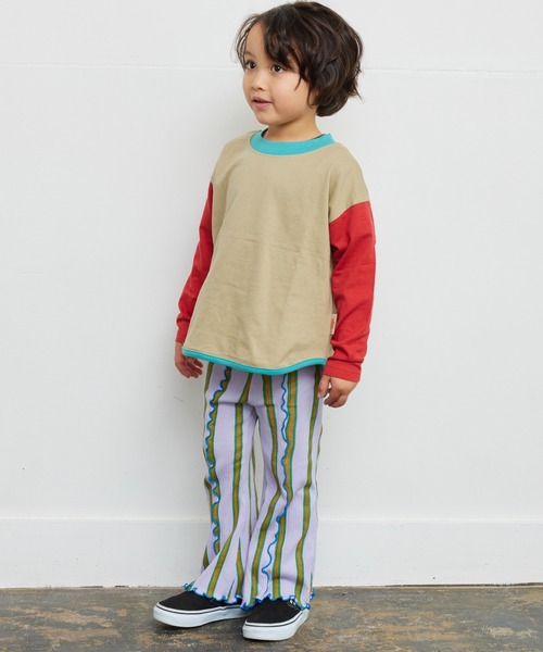 HOGAN RANCH WEAR(ホーガンランチウエア)の「ソウガラリブフレアーパンツ(90~150cm)(その他パンツ・キッズ・ラベンダー/チャコール/ライトグリーン・100/120/110/90/150/140/130)」の10枚目の写真