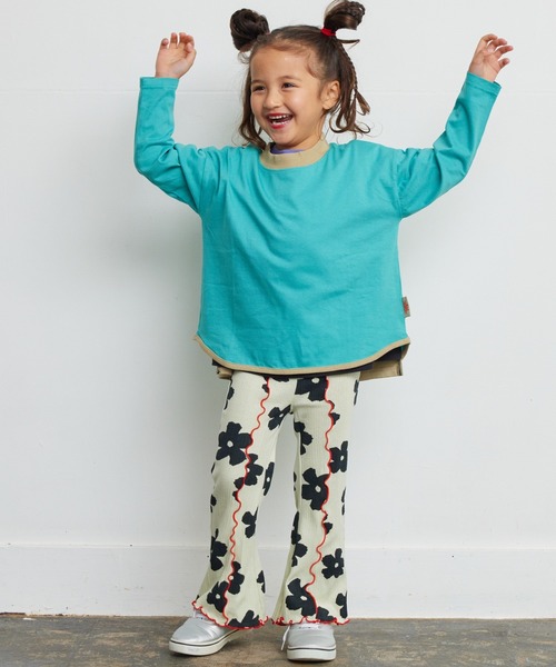 HOGAN RANCH WEAR(ホーガンランチウエア)の「ソウガラリブフレアーパンツ(90~150cm)(その他パンツ・キッズ・ラベンダー/チャコール/ライトグリーン・100/120/110/90/150/140/130)」の14枚目の写真