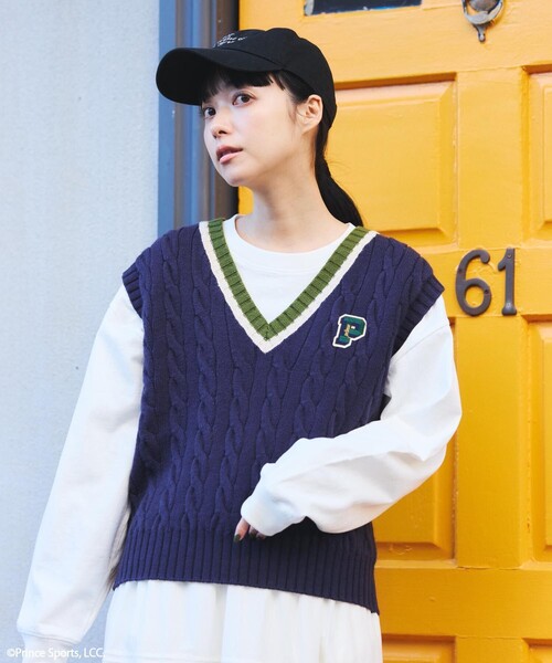 新品 prince プリンス ベスト ニット⭐︎ FREAK'S STORE（フリークスストア）の「prince/プリンス prince ミニ