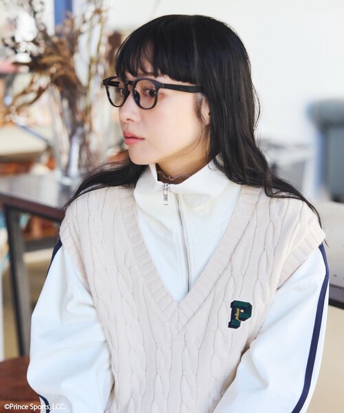 新品 prince プリンス ベスト ニット⭐︎ FREAK'S STORE（フリークスストア）の「prince/プリンス prince ミニ