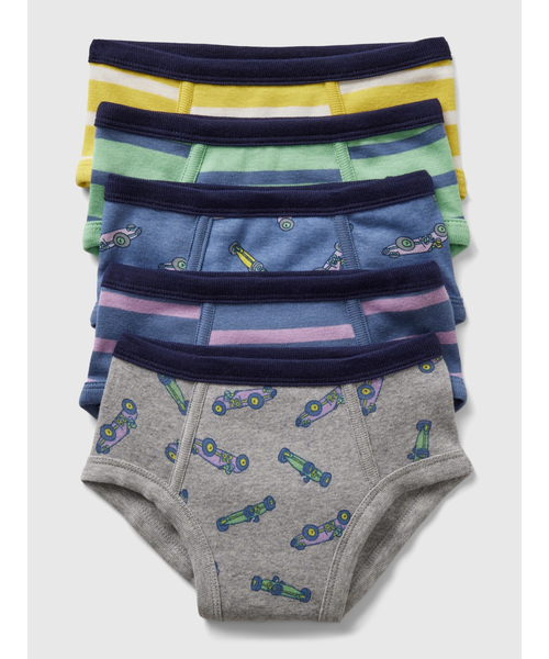 GAP(ギャップ)の「オーガニックコットン ブリーフ 5枚セット (幼児)(ブリーフ・キッズ・その他・4-5 YRS/2-3 YRS)」の1枚目の写真